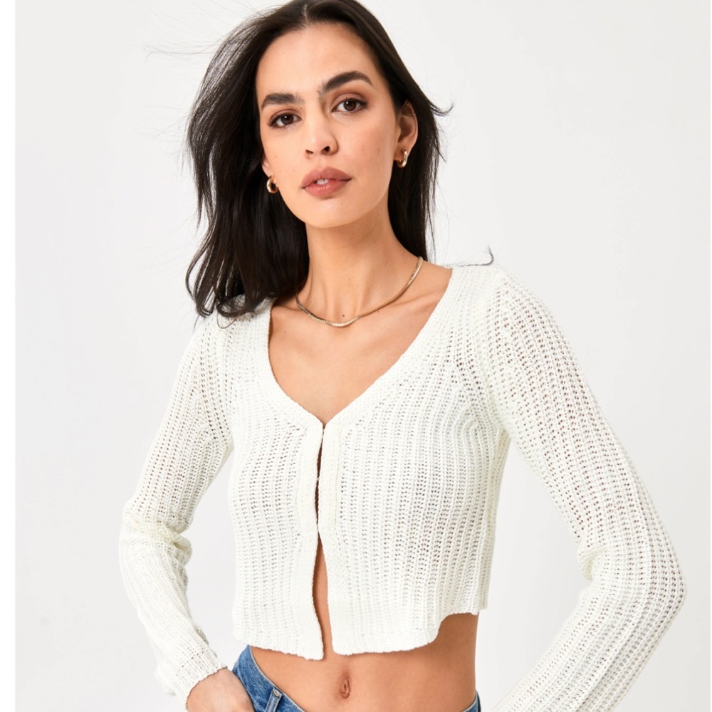 Glassons Cream Knit Cardigan
